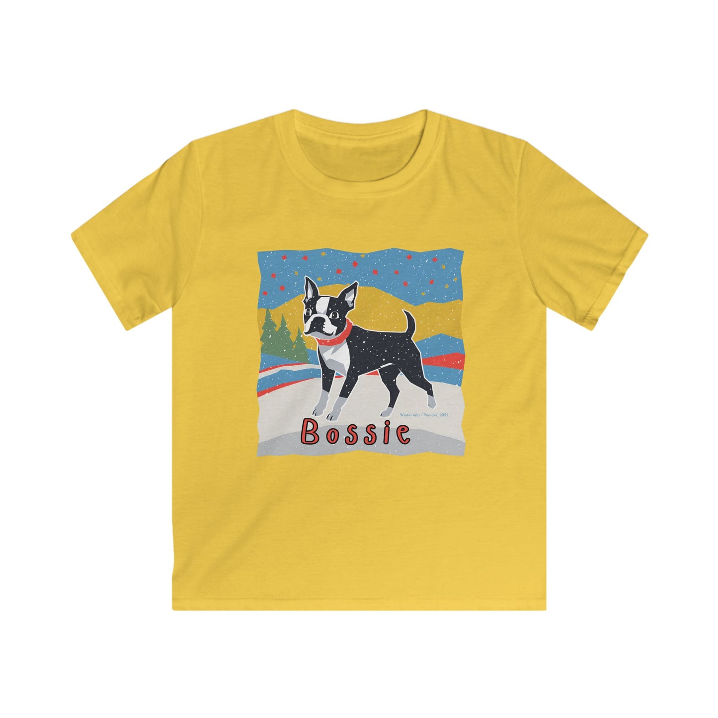 Winter Edit #1 - "Primary" - Snowy Day Kids Tee