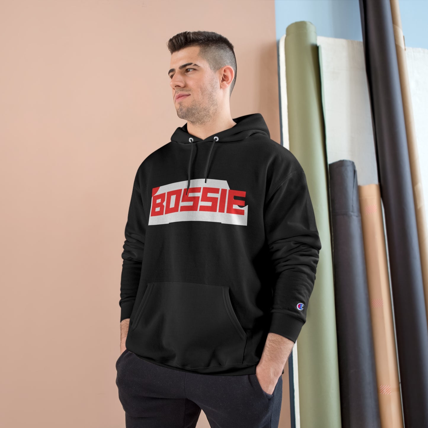 Winter Edit #1 - "Primary" Bauhaus Boston Terrier Champion Hoodie