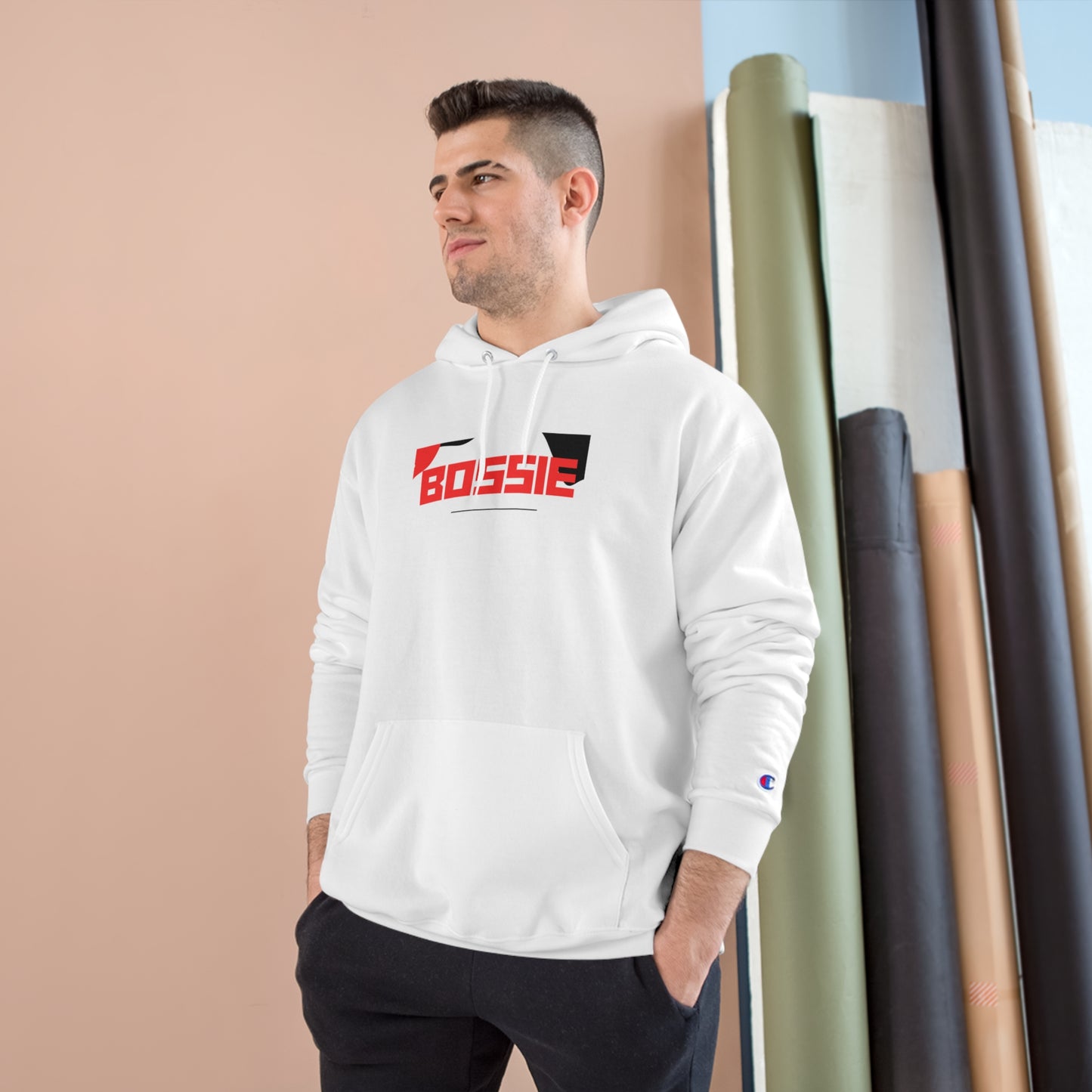 Winter Edit #1 - "Primary" Bauhaus Boston Terrier Champion Hoodie